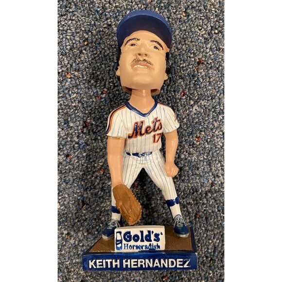 NIB Keith Hernandez New York Mets Bobblehead Gold's SGA New - Picture 5 of 5